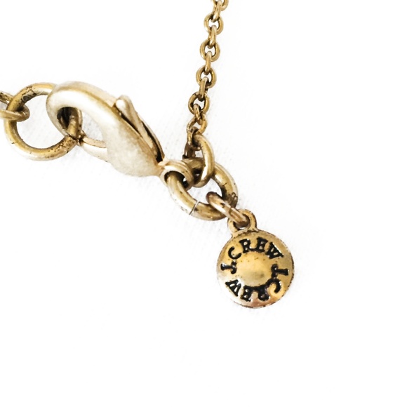J. Crew Crystal Encrusted Gold Tone Elephant Charm Pendant Necklace - 30" Length - Picture 5 of 6